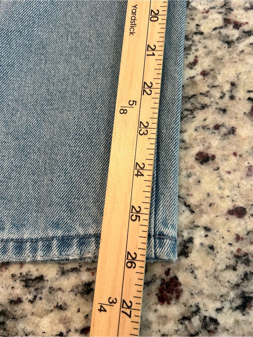Scoop Baggy Barrel Seamed Light Wash Distressed Wide Leg Women’s Jeans 0 NWT - Picture 12 of 14